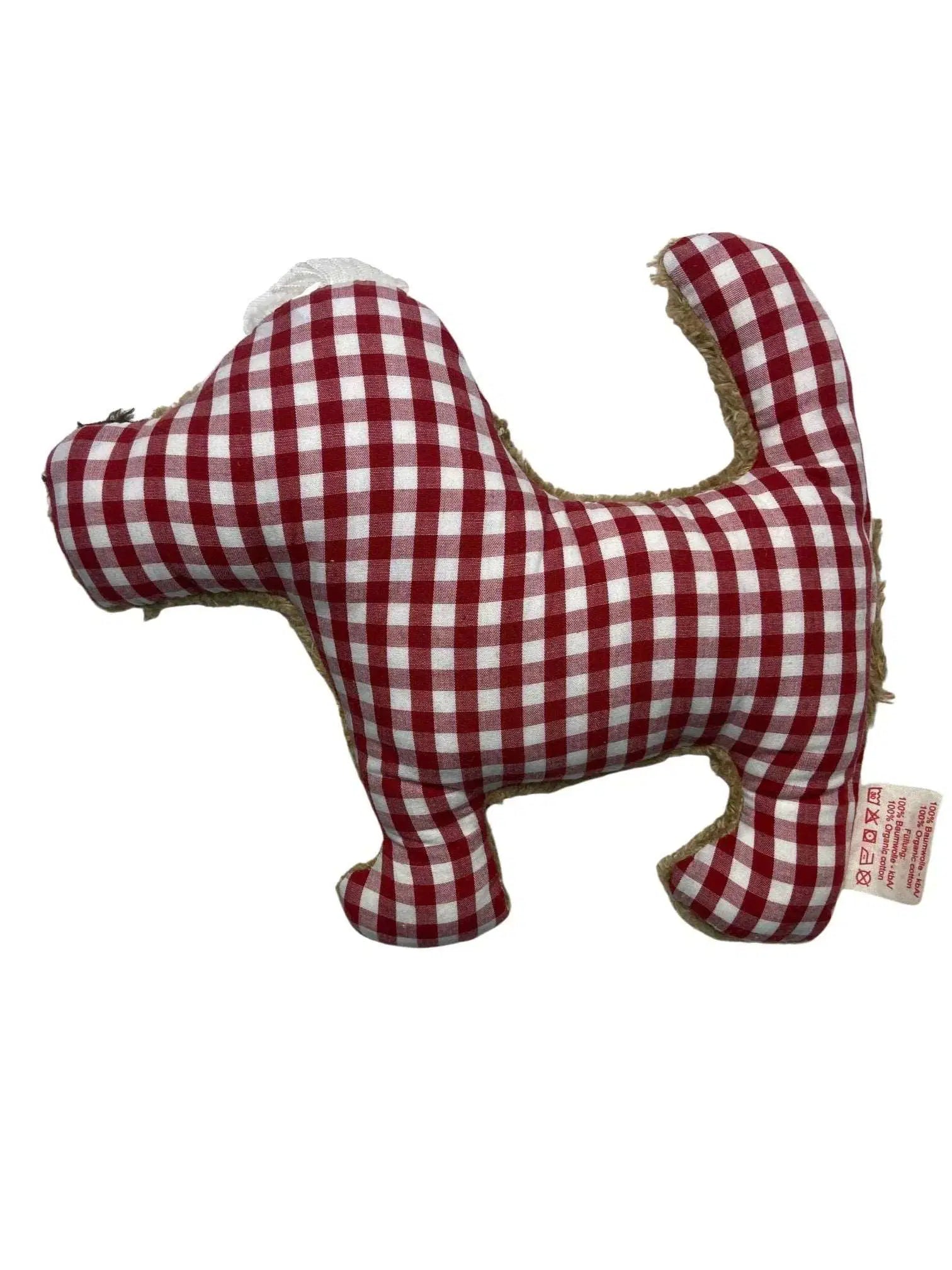 Handgemachte Bio Baby Rassel "Hund" – GOTS Zertifiziertes Weiches Spielzeug Von PAT & PATTY, Sanft Zur Babyhaut Und Mit Liebe Gefertigt Aus Naturmaterialien