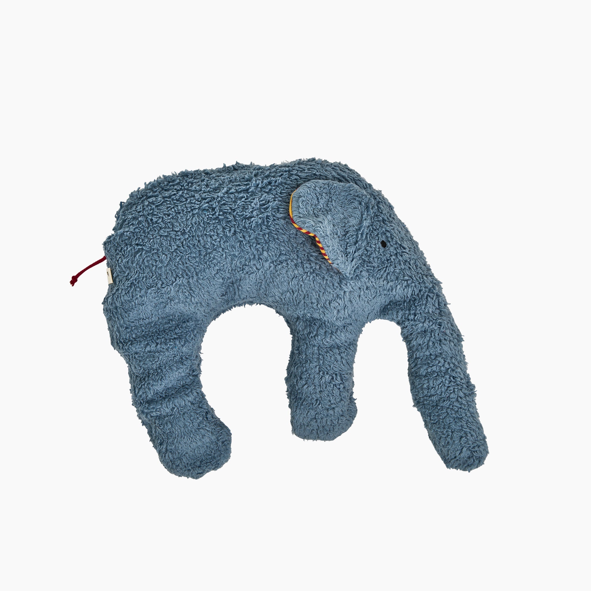 Bio Kuschelkissen Elefanten aus blaue Plüsch