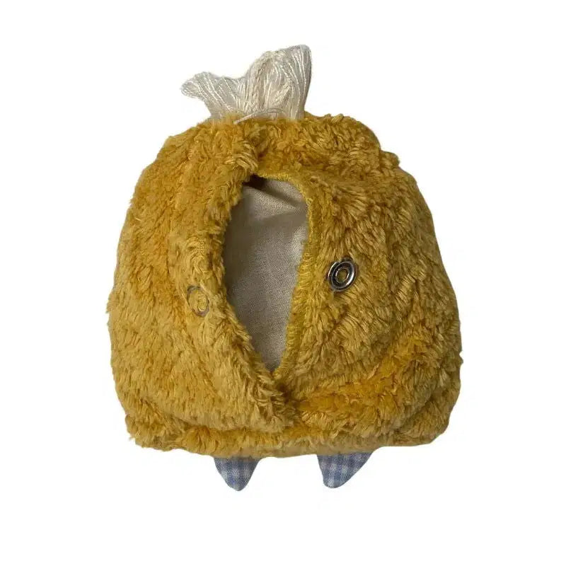 Seitenansicht des Mini Lavendelkissens in Gänseform aus Bio-Stoffen von PAT & PATTY