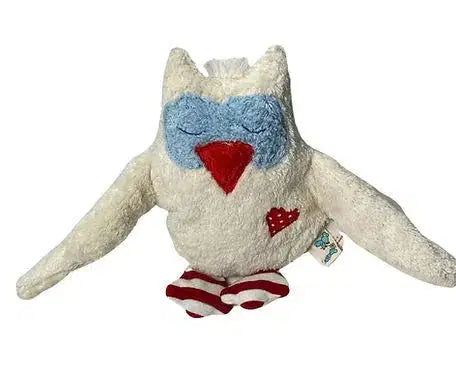 Bio Baby Rassel "Eule" – GOTS Zertifiziertes Weiches Spielzeug Von PAT & PATTY Mit Umweltfreundlicher Naturfüllung, Frei Von Plastik Und Babysicher