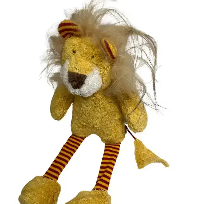 Bio Kuscheltier Löwe "Leo" aus 100 % Baumwollplüsch – handgefertigt von PAT & PATTY