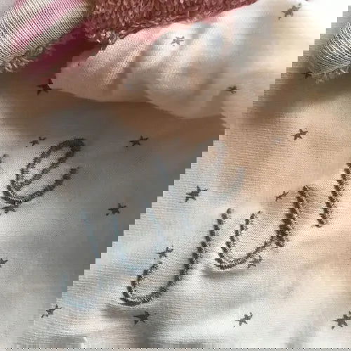 Personalisiertes Schmusetuch "Gans" aus Bio-Baumwolle – handgemacht und nachhaltig von PAT & PATTY, perfektes Babygeschenk