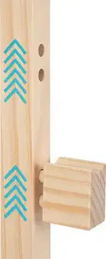 Holz-Cavaletti Hindernis für Steckenpferd-Reiten – handgefertigt von PAT & PATTY aus Naturmaterialien