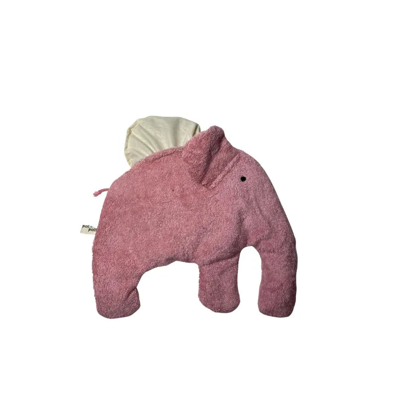 Bio-Wärmekissen Elefant mit rosa Inlet von PAT & PATTY