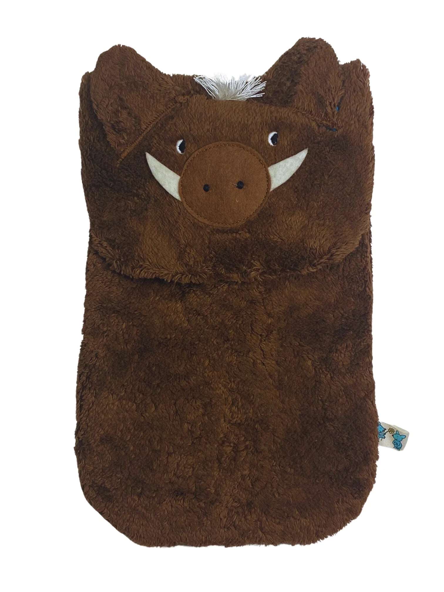 Wärmflasche in Wildschweinform aus Bio-Materialien von PAT & PATTY