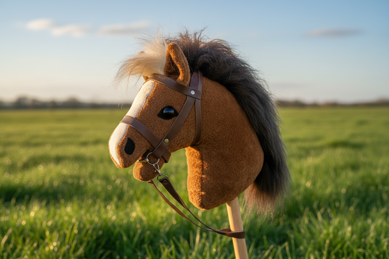 Steckenpferd coppa auf der Weide