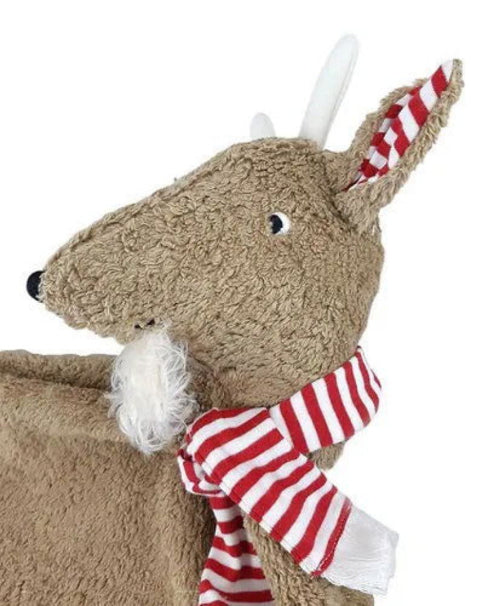 Waschbares Bio-Kuschelkissen in Ziegenform – handgemacht, weich und ideal für Babys und Kleinkinder von PAT & PATTY