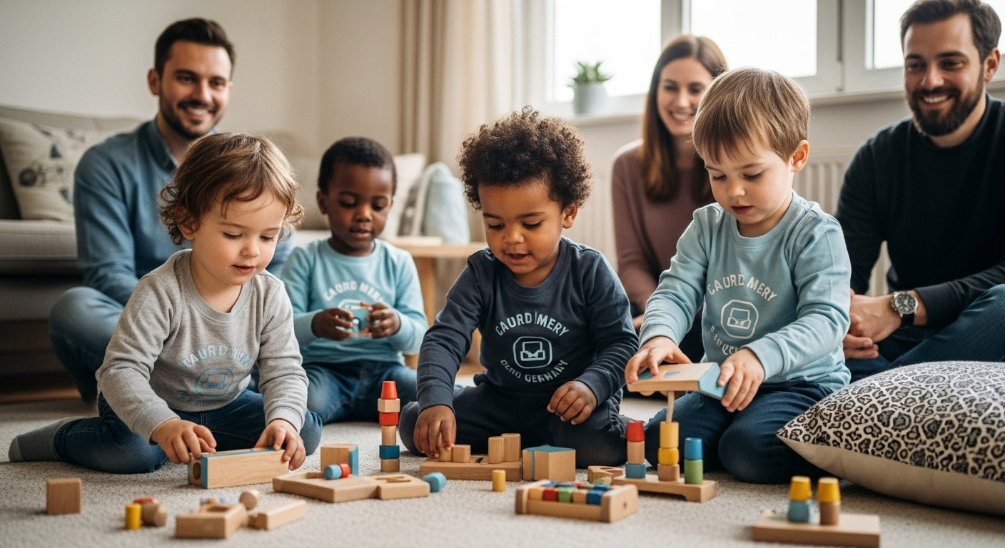 deutsche spielzeugfamilie kind
