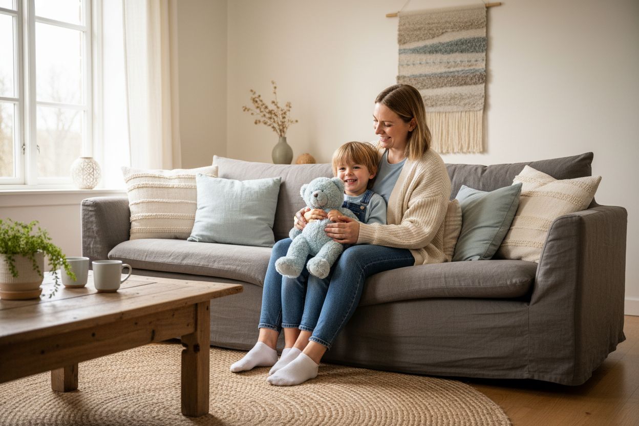 kuschelfreundlich Familie Wohnzimmer