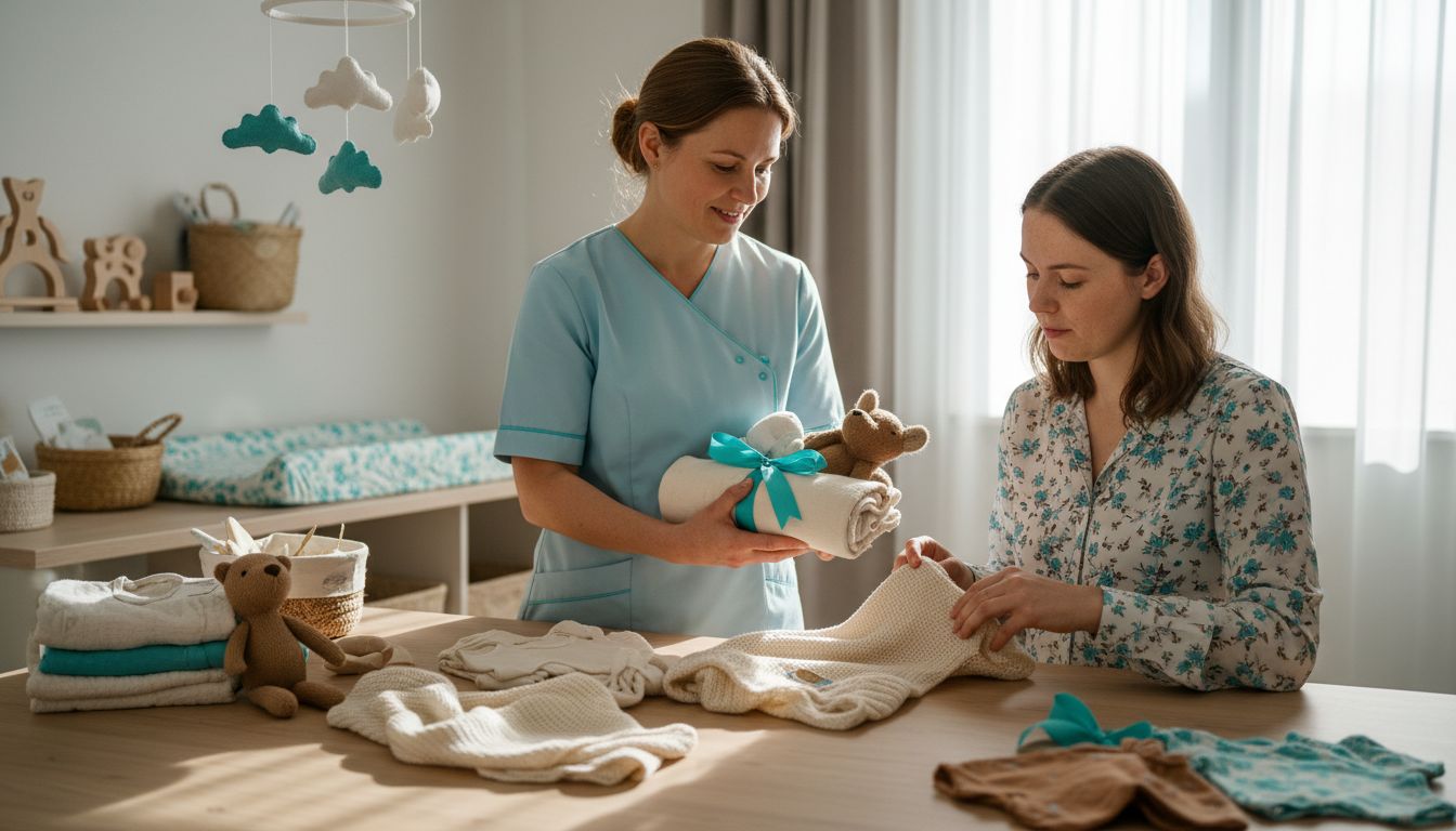 Naturmaterialien Babyzimmer Szene