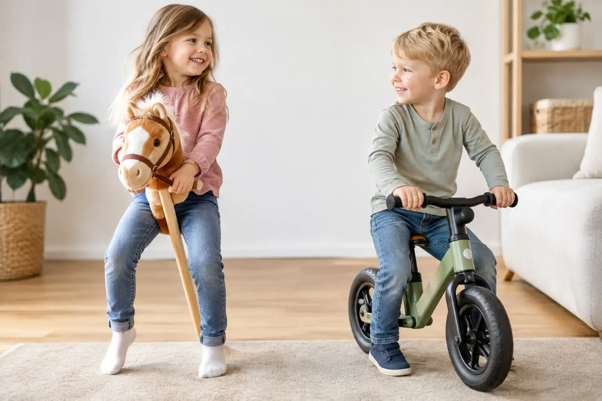 Steckenpferd oder Laufrad - was passt zum Kind?