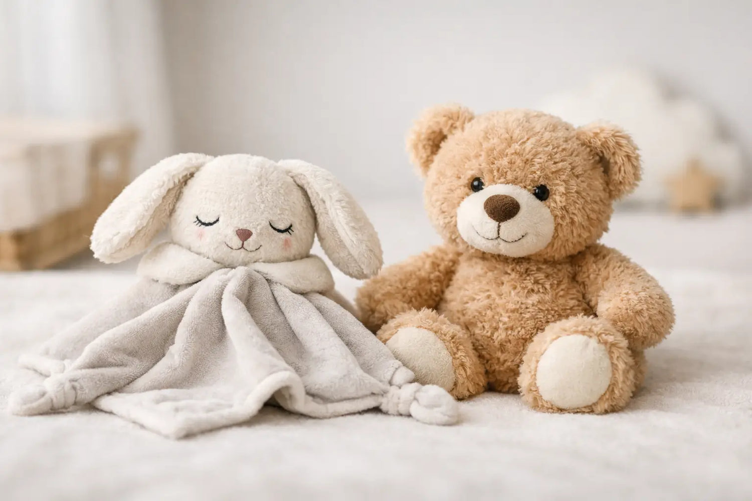 Schmusetuch oder Kuscheltier für Babys?