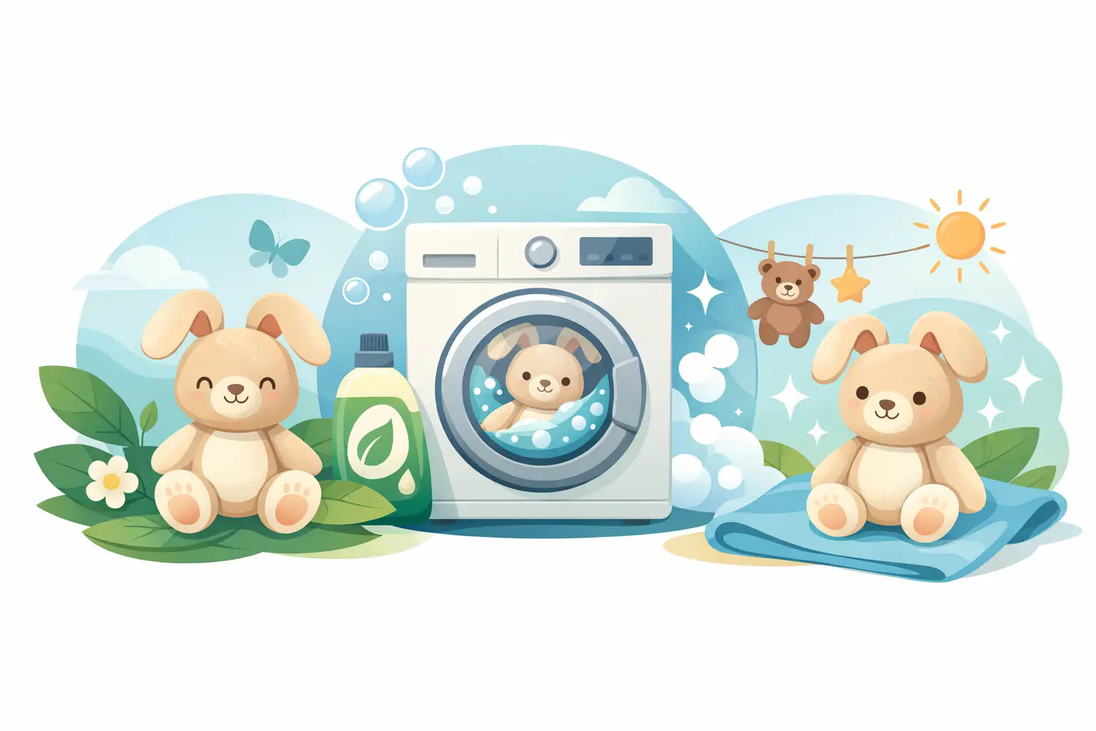 Bio Kuscheltier waschbar ohne Formverlust