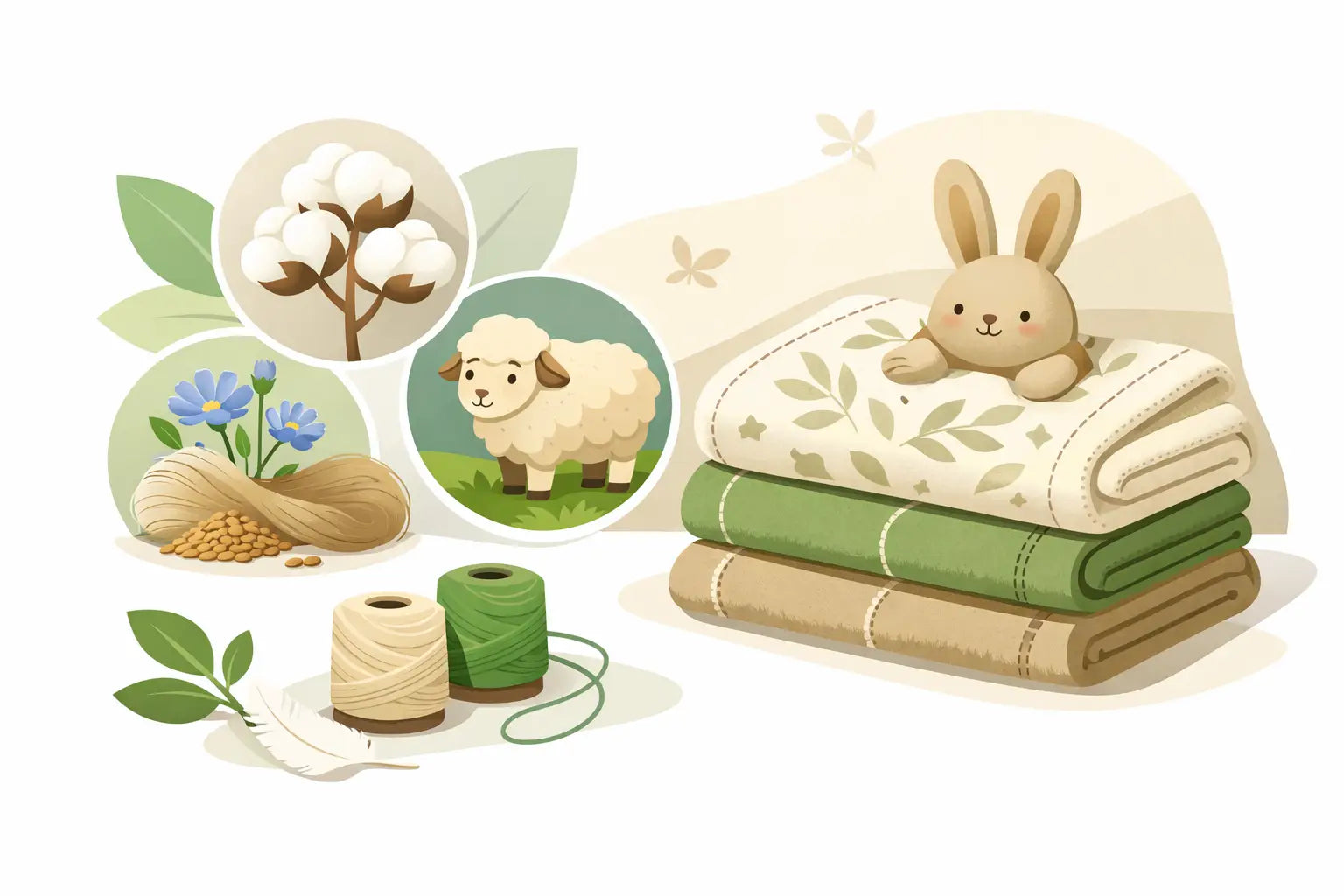 Bio Babydecke - welche Materialien sind sinnvoll?