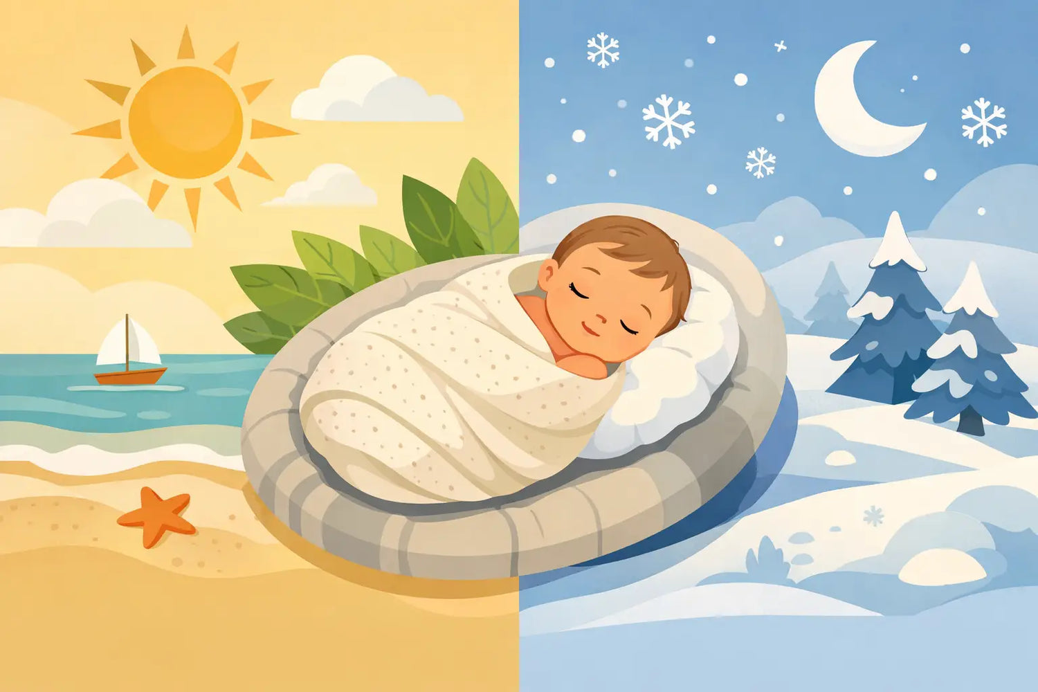 Bio Decke Baby - Sommer oder Winter?