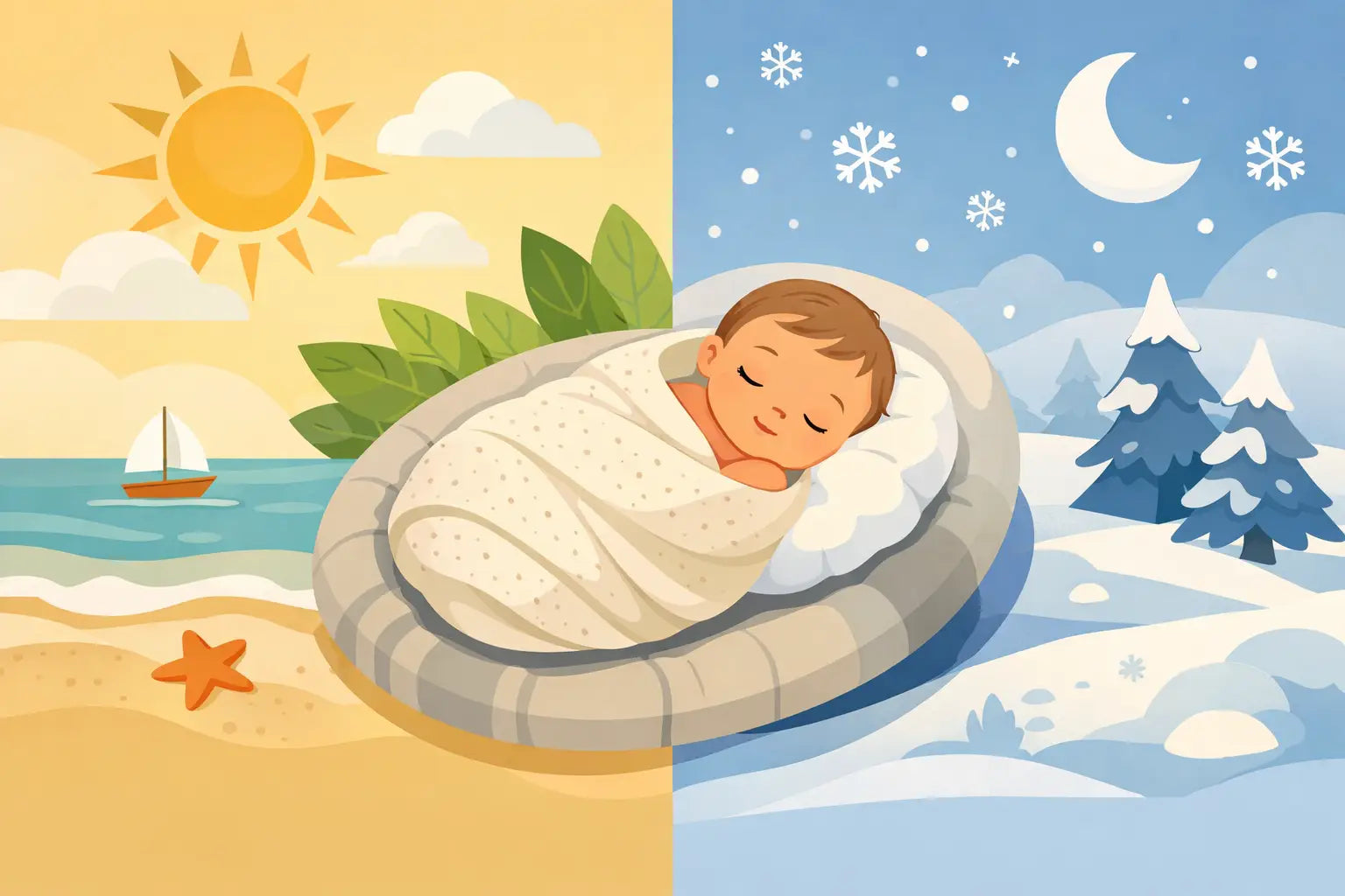 Bio Decke Baby - Sommer oder Winter?