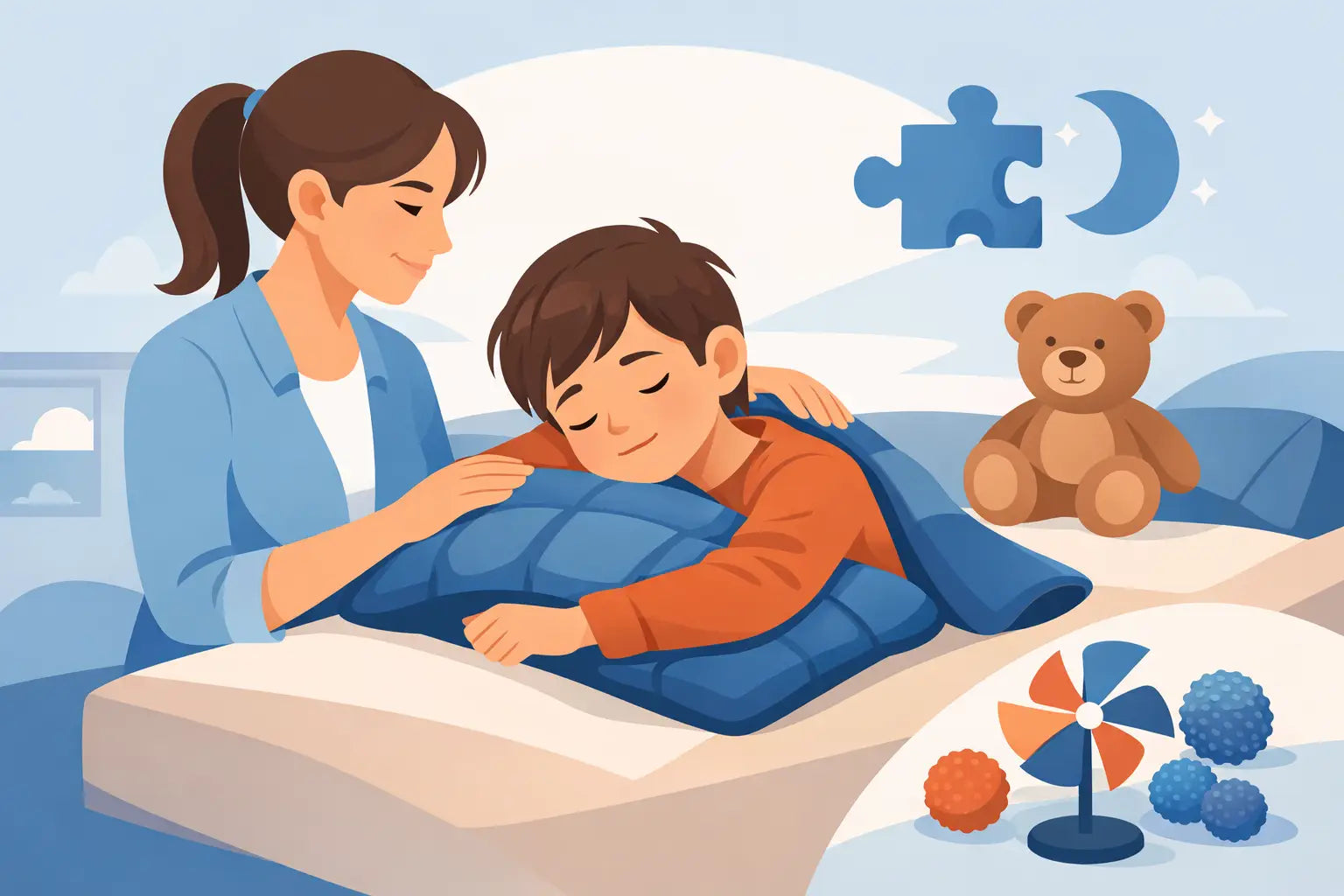 Gewichtskissen bei Autismus Kind - was hilft?