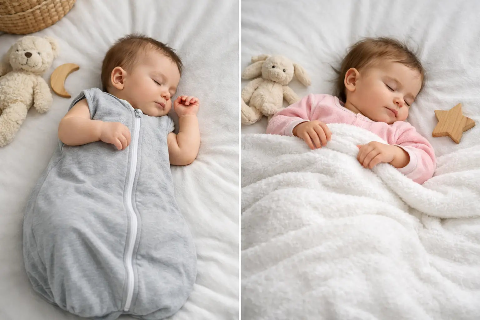 Schlafsack vs Decke - Baby-Sicherheit erklärt