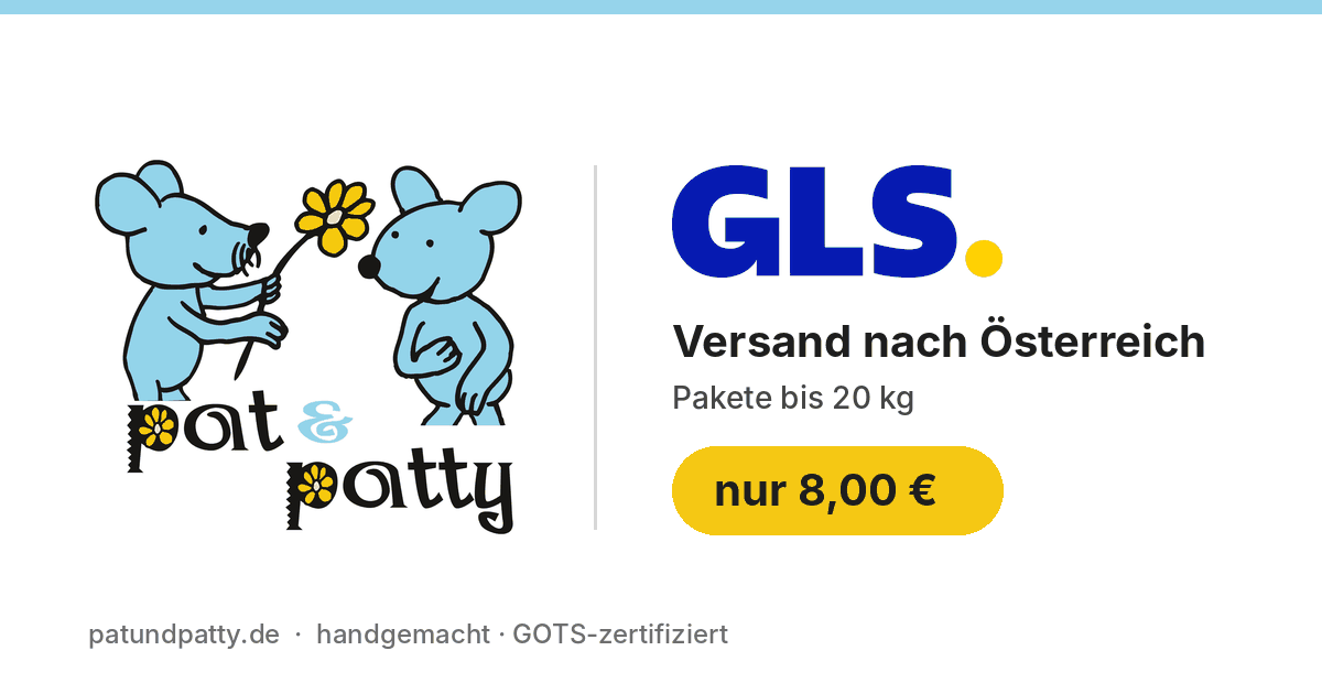 Neu: Versand nach Österreich nur 8 € – ab 125 € kostenlos