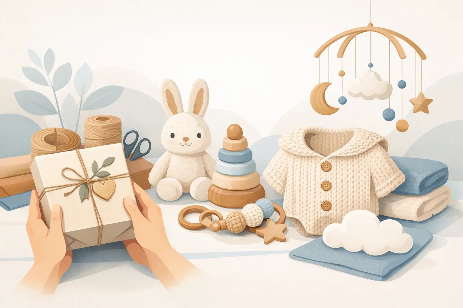 Premium Babygeschenke handgemacht wählen