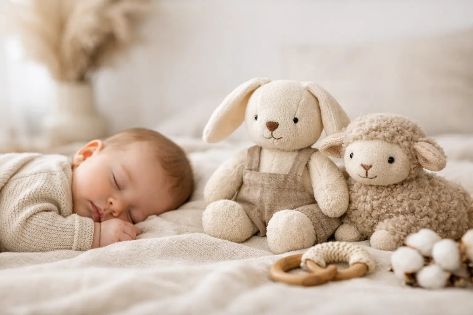 Kuscheltier ohne Polyester fürs Baby wählen