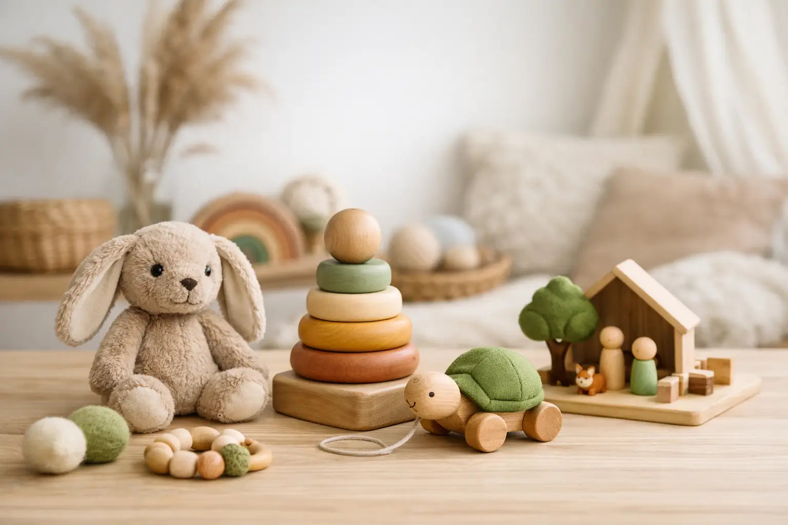 5 Bio-Spielzeuge fürs Kinderzimmer mit Gefühl