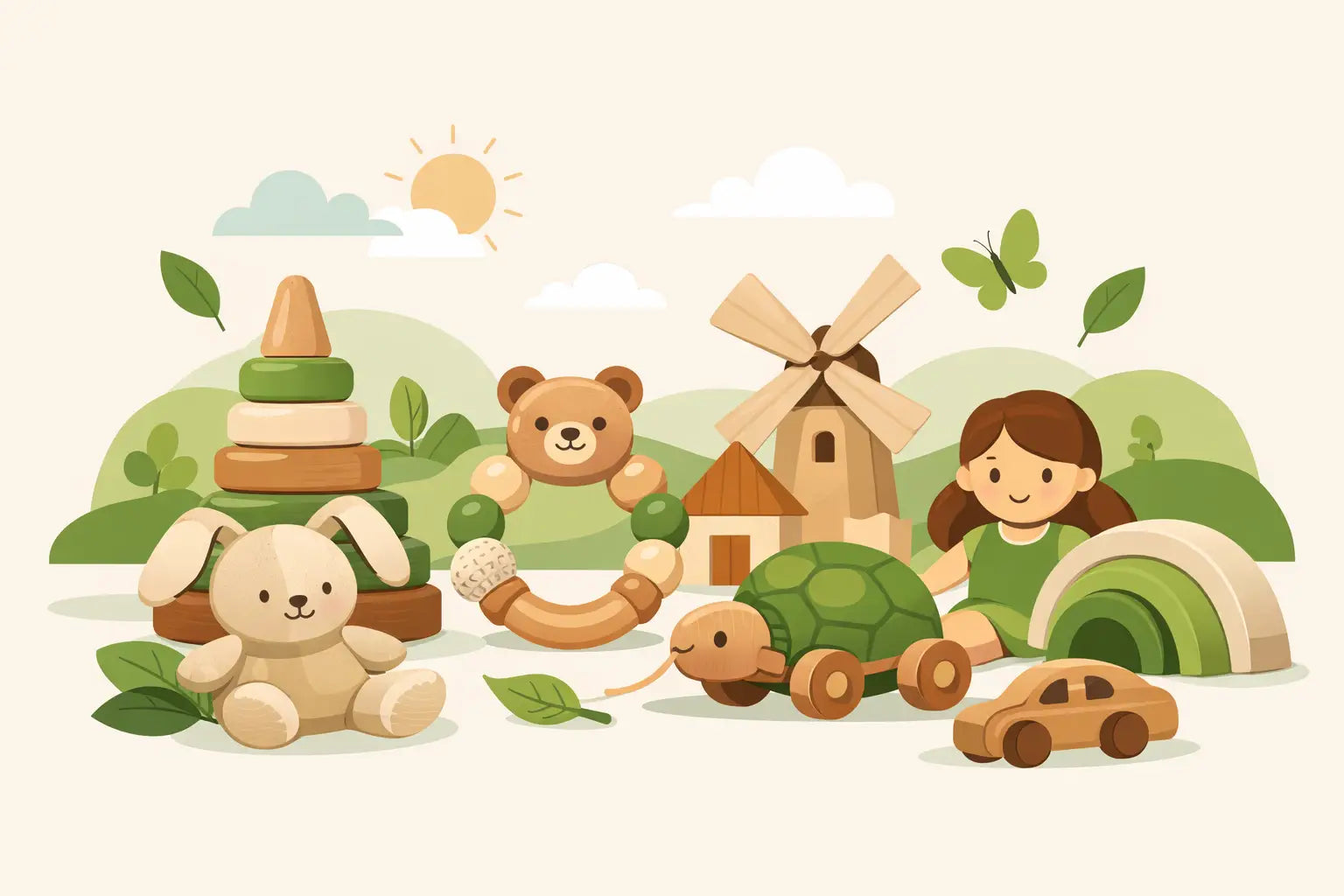 Bio Spielzeug für Babys und Kinder