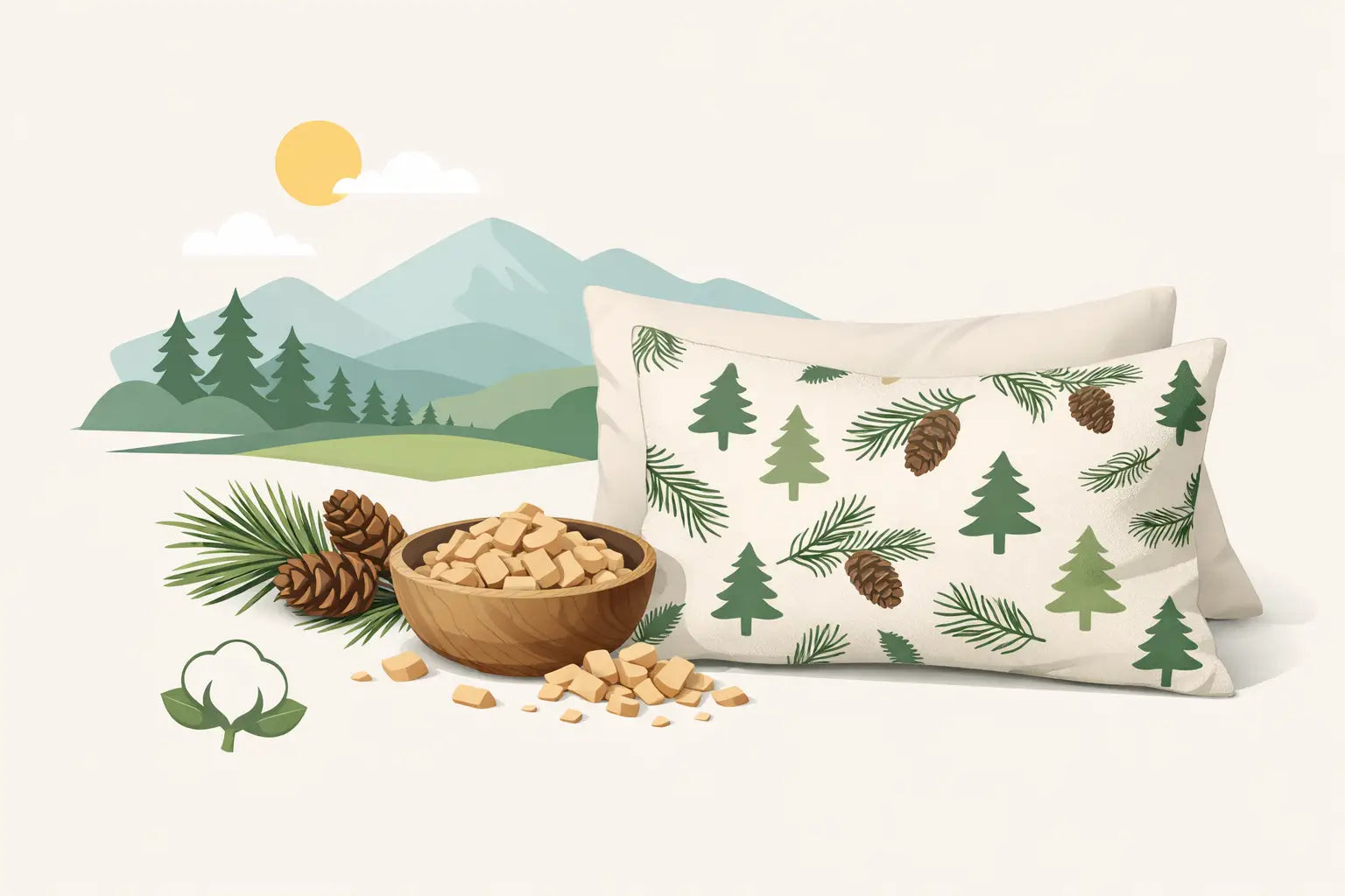 Zirbenkissen aus Bio-Baumwolle kaufen?