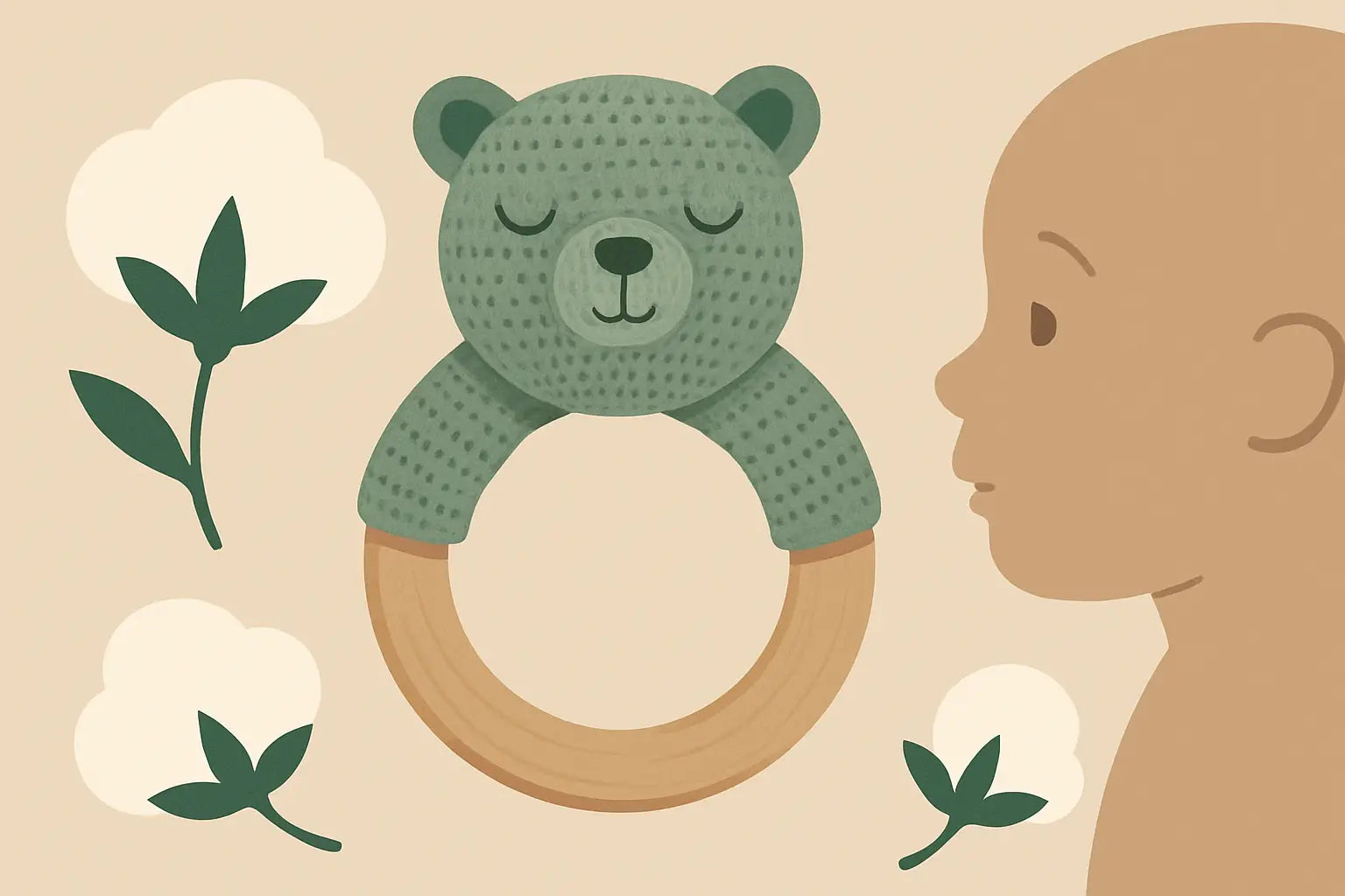 Greifling aus Bio Baumwolle: worauf es ankommt