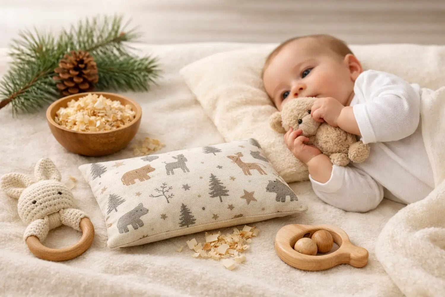 Zirbenkissen Geschenk Baby: sicher auswählen