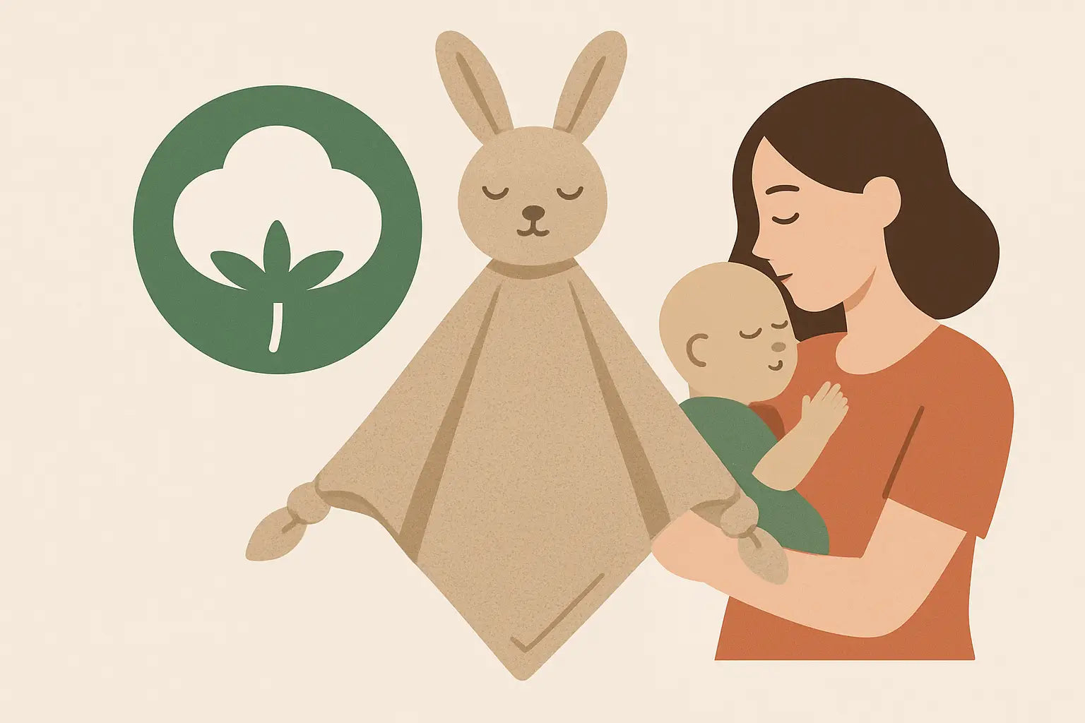 Schmusetuch aus Bio Baumwolle: worauf es ankommt