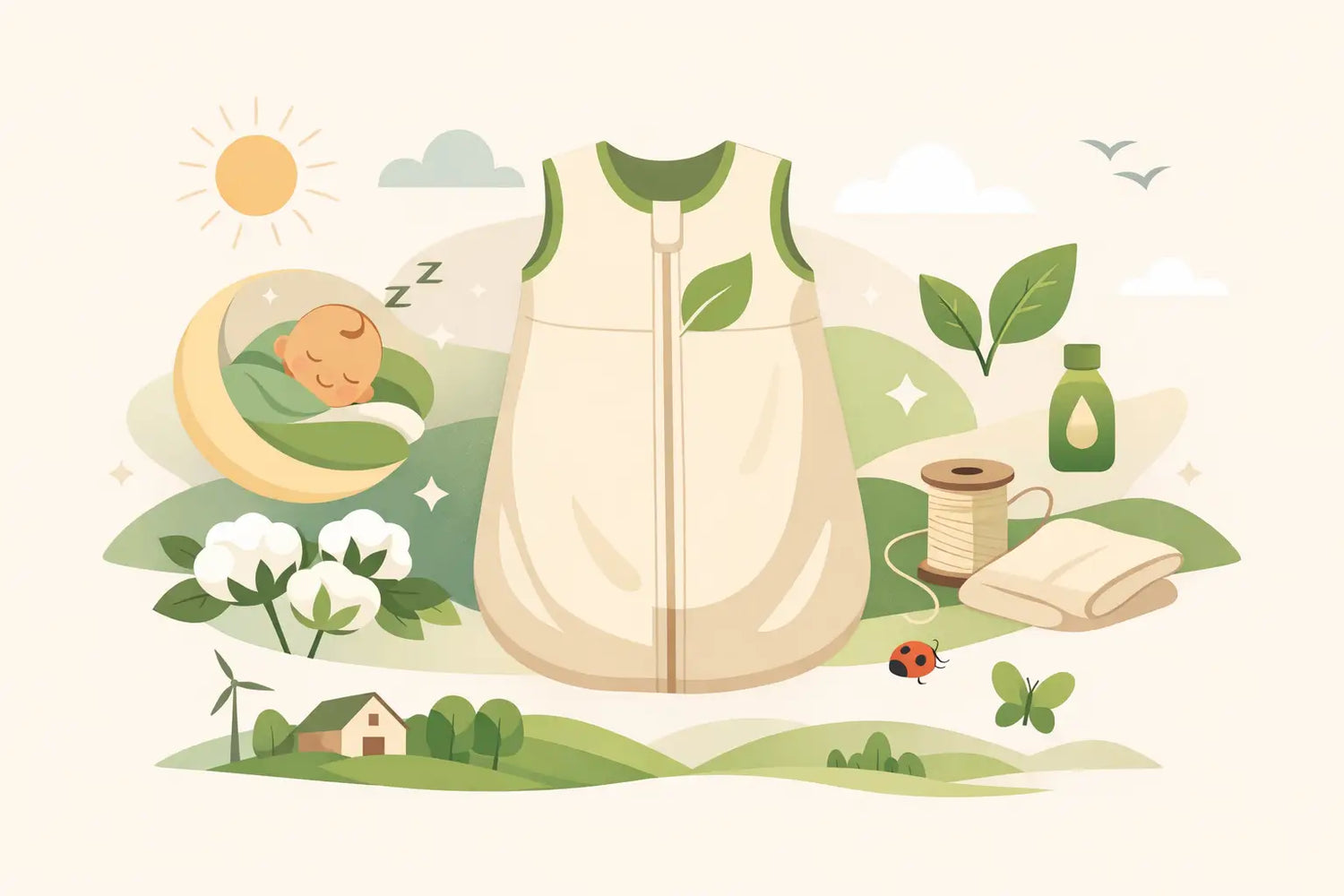 Bio Schlafsack für Babys richtig wählen