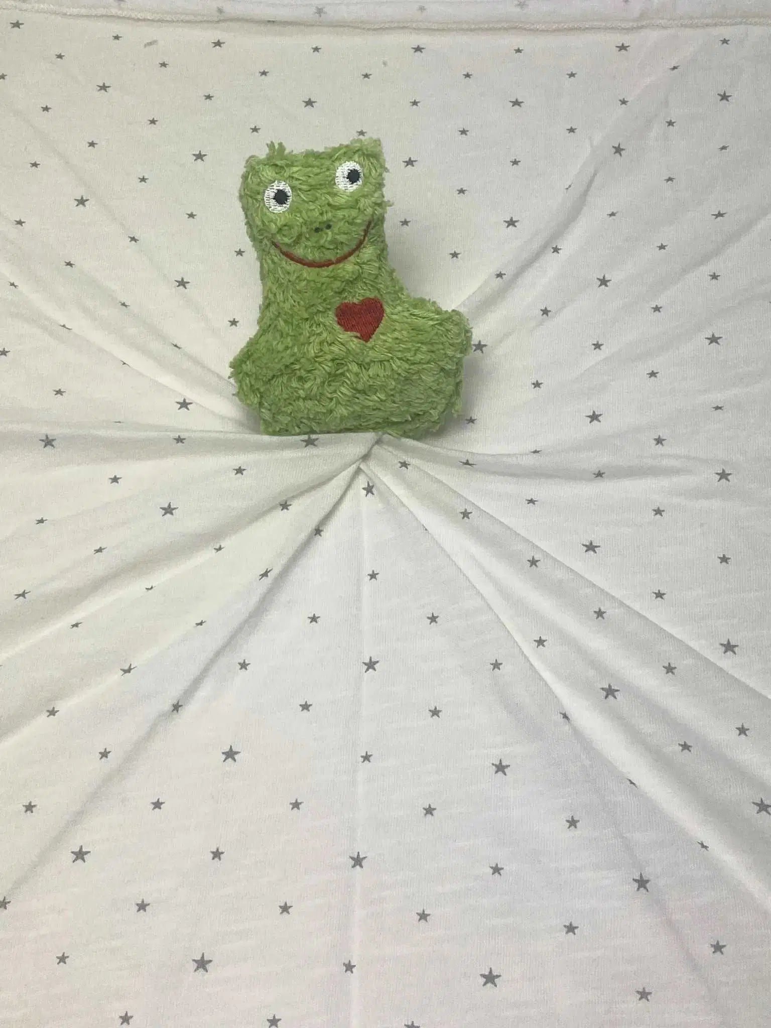 Bio Schnuffeltuch Frosch Für Babys Mit GOTS-Zertifikat – PAT & PATTY