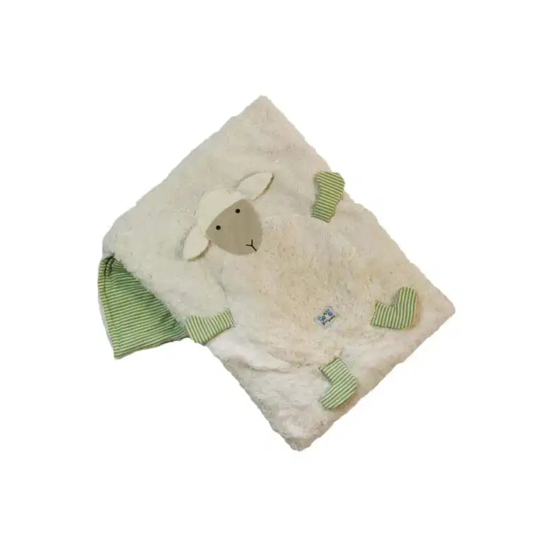 Detailansicht der Bio Babydecke "Schaf" – hochwertiger Stoff aus GOTS-zertifizierter Bio-Baumwolle von PAT & PATTY