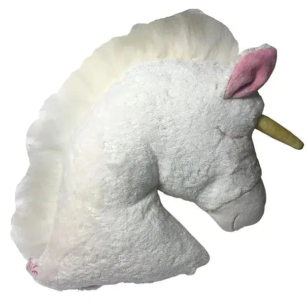 Bio Kuscheltier-Kuschelkissen in Pferdekopf-Form – handgefertigt aus Bio-Baumwolle von PAT & PATTY