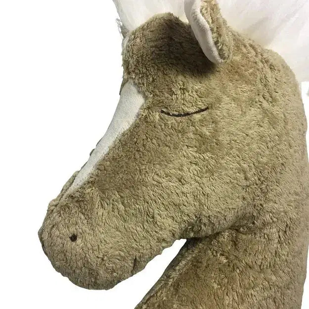 Bio Kuschelkissen Pferdekopf – gefertigt aus natürlichen Materialien, handgemacht von PAT & PATTY