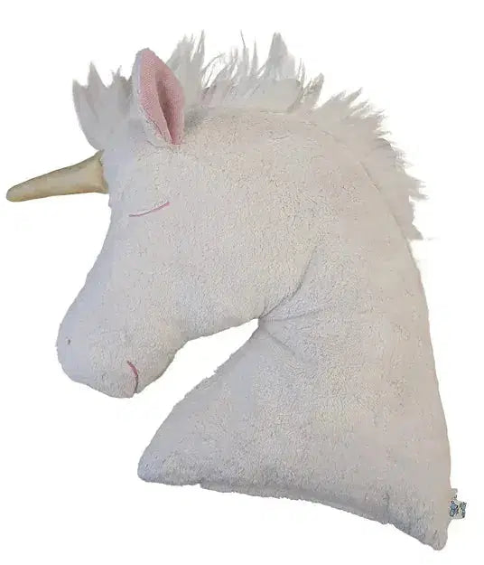 Bio Kuschelkissen und Kuscheltier in Pferdekopf-Form – Variante 2 von PAT & PATTY, handgemacht aus Baumwolle