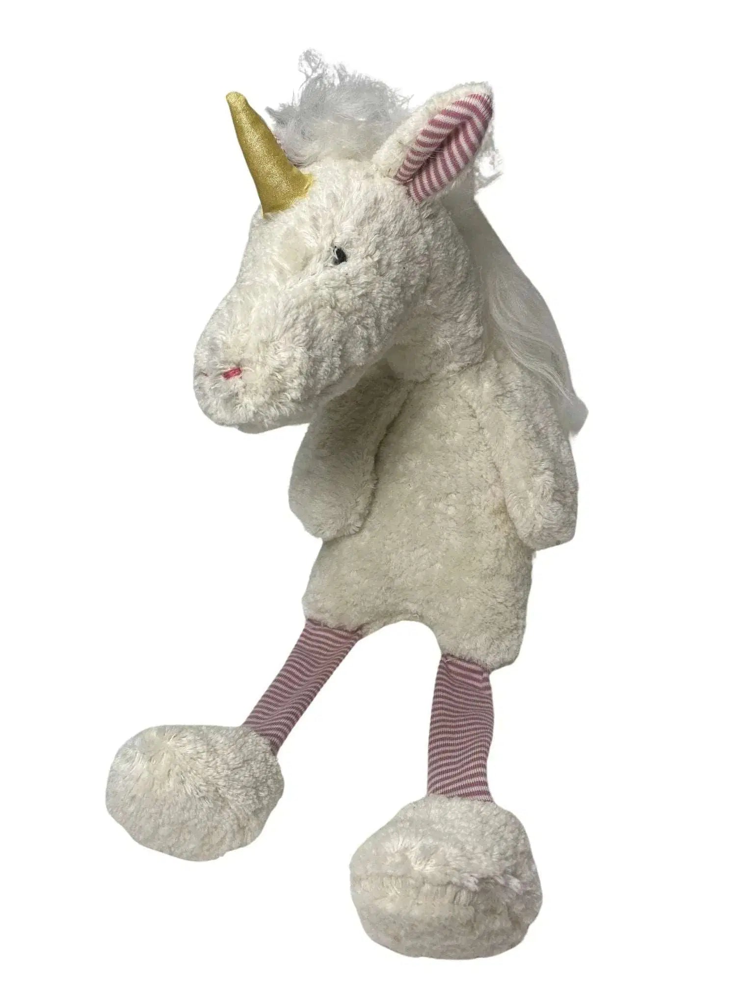 Bio Kuscheltier Einhorn "Rosé" – GOTS Zertifiziertes Stofftier Von PAT & PATTY, Sanfter Schlafbegleiter Für Ruhige Nächte Und Magische Träume