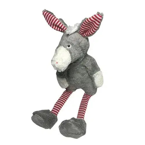 GOTS Zertifiziertes Bio Kuscheltier Esel "Emil" – Handgefertigt Aus Naturmaterialien Von PAT & PATTY, Kuscheltier Und Kinderzimmer-Deko In Einem