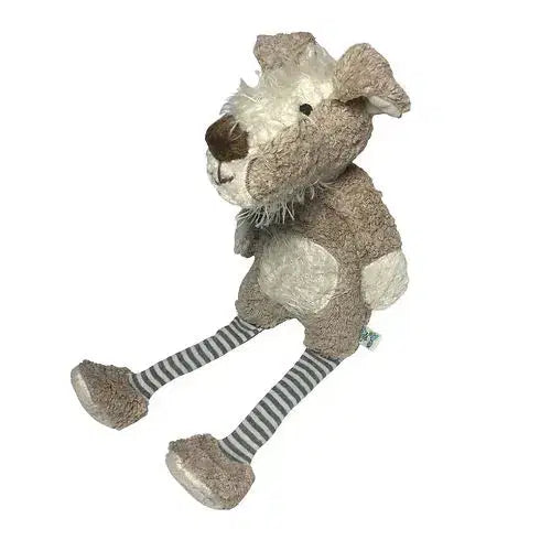 Beiges Bio Kuscheltier Hund Aus 100 % GOTS Zertifizierter Baumwolle – Weich, Nachhaltig Und Handgefertigt Von PAT & PATTY