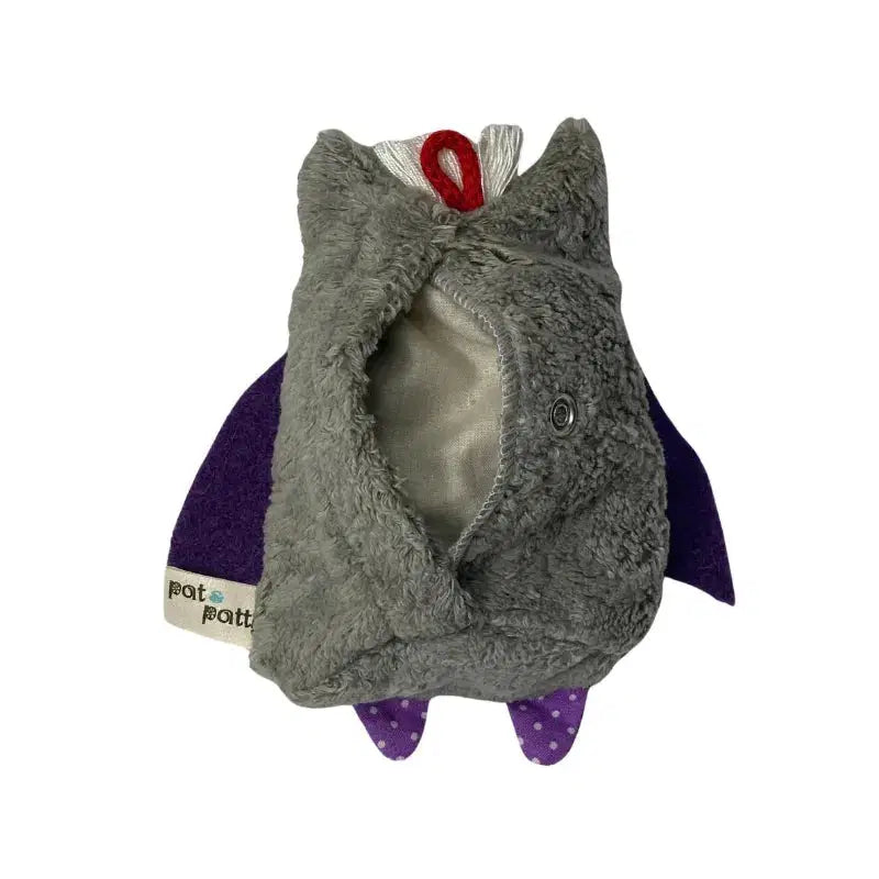 Weiches Bio-Lavendelkissen in Eulenform, handgefertigt von PAT & PATTY