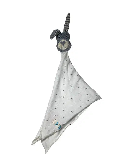 Bio Schmusetuch Hase für Babys – handgemacht aus Baumwolle von PAT & PATTY