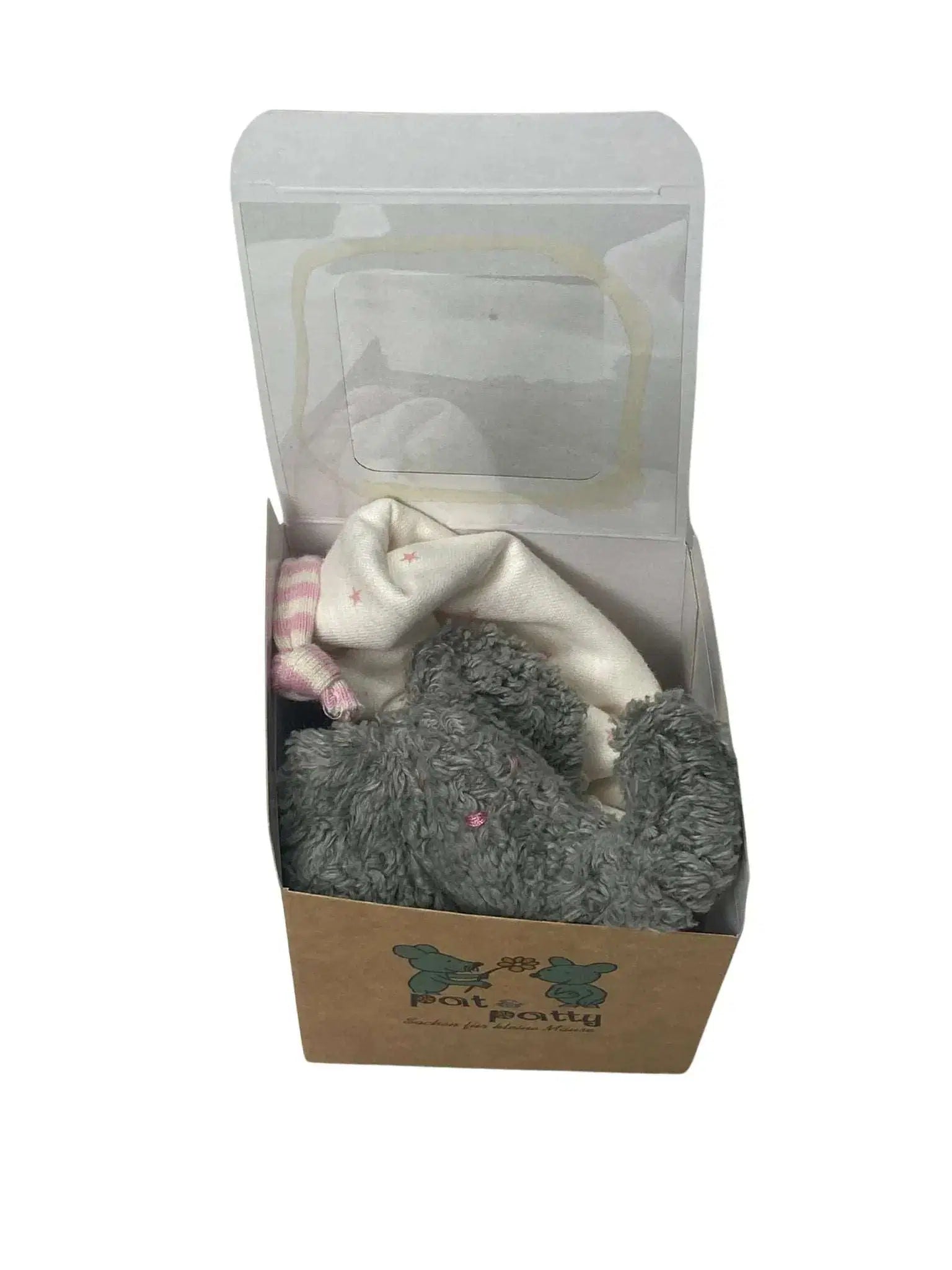 Bio Schmusetuch Elefant aus GOTS-zertifiziertem Naturstoff – PAT & PATTY