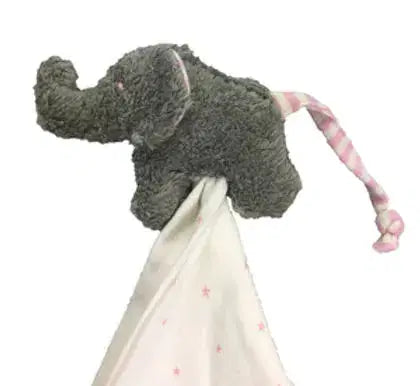 Bio Schmusetuch Elefant mit Schlenkerohren – Aus GOTS-zertifizierter Bio-Baumwolle von PAT & PATTY