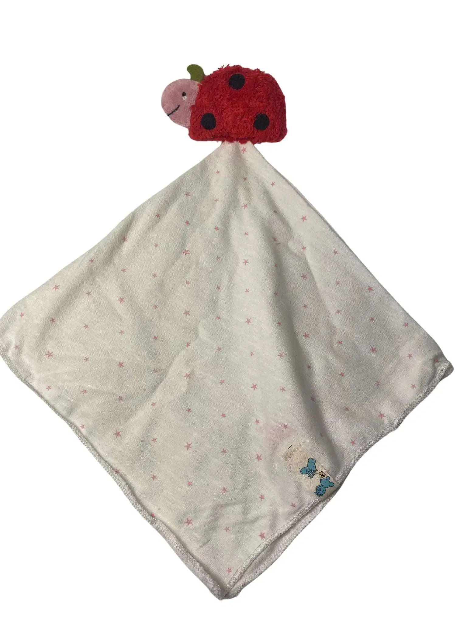 Bio Schmusetuch Für Neugeborene – Marienkäfer Design Von PAT & PATTY, GOTS Zertifiziert Und Hergestellt In Deutschland