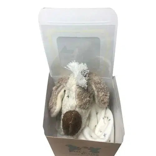 GOTS-zertifiziertes Bio Schmusetuch Hund "Neo" von PAT & PATTY – weich und umweltfreundlich für Babys