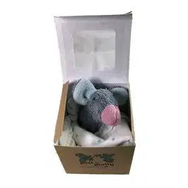 Bio Maus Schmusetuch Mit Langem Schwanz Aus GOTS Zertifizierter Baumwolle – PAT & PATTY