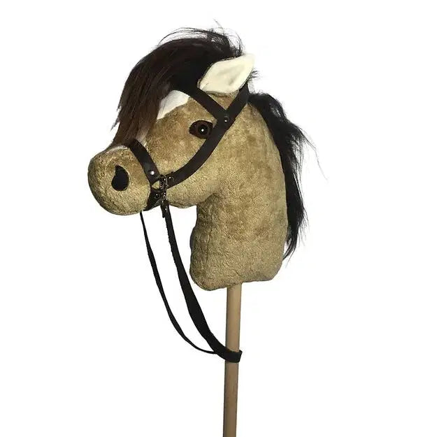 Handgemachtes Bio-Steckenpferd „Flicka“ aus Baumwolle kbA – weiches, nachhaltiges Spielzeug für Kinder von PAT & PATTY