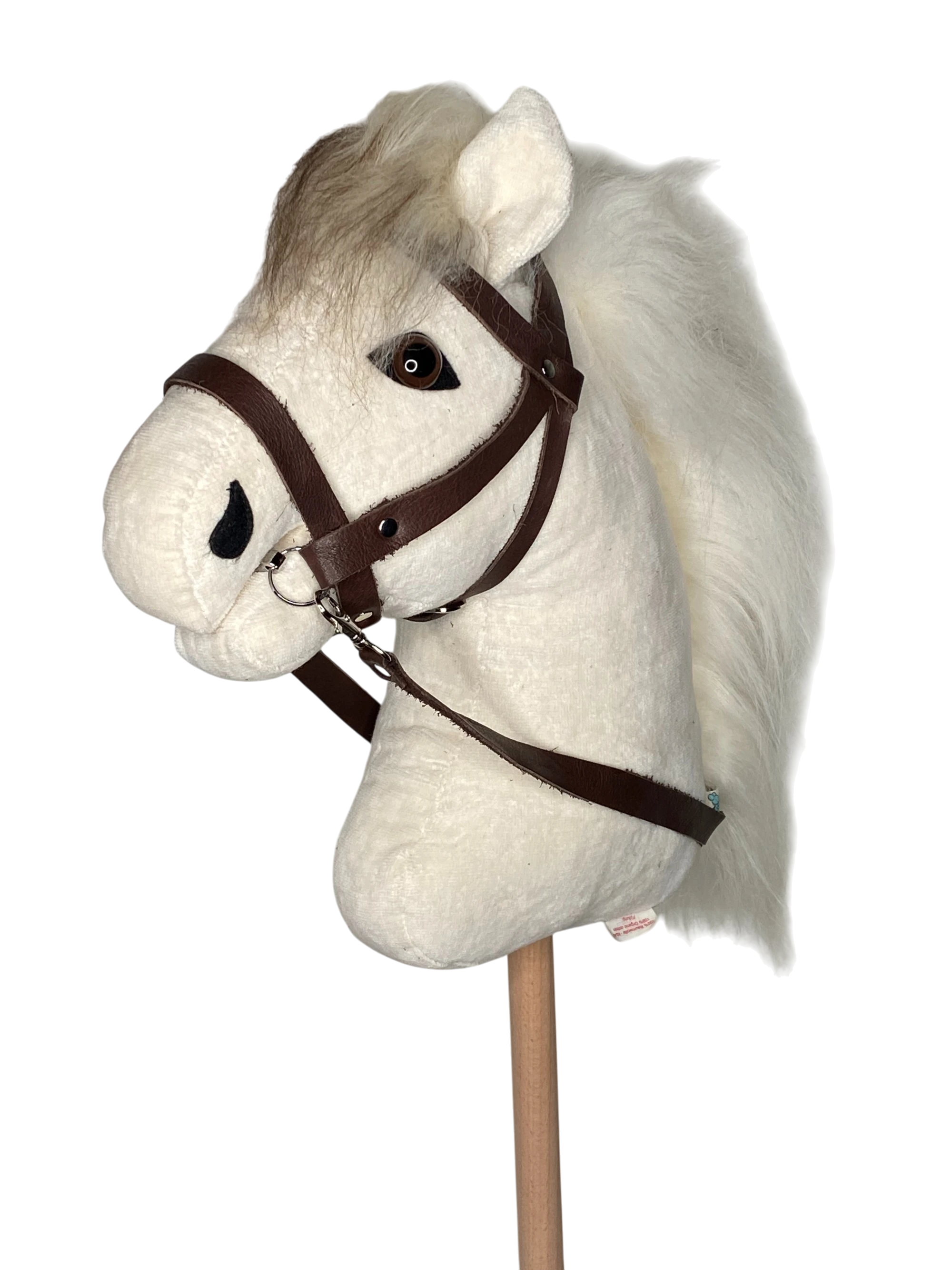 Bio Steckenpferd aus Baumwollsamt