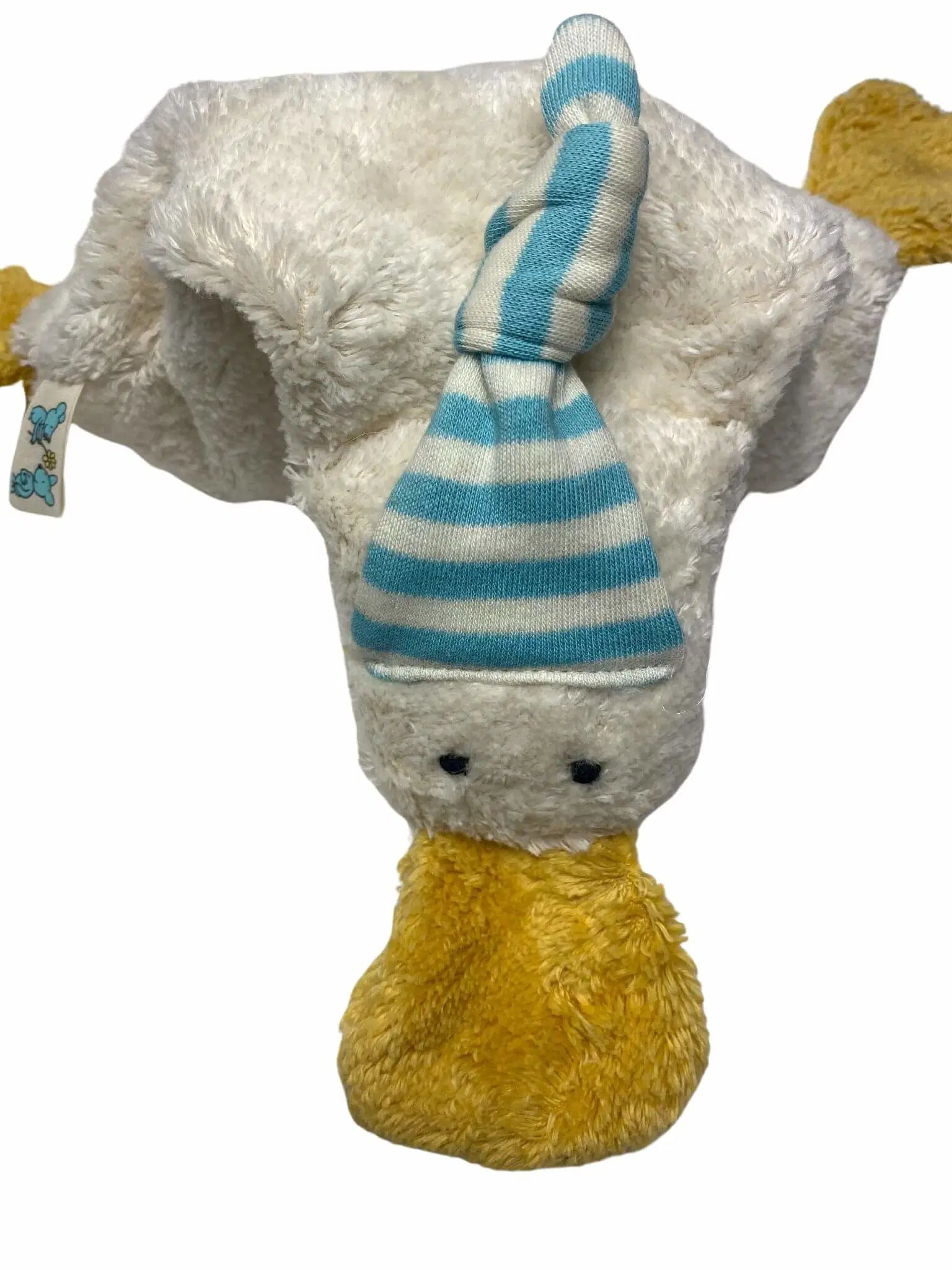 Bio Wärmekissen Ente „Pofie“ Plüsch und waschbar von PAT & PATTY